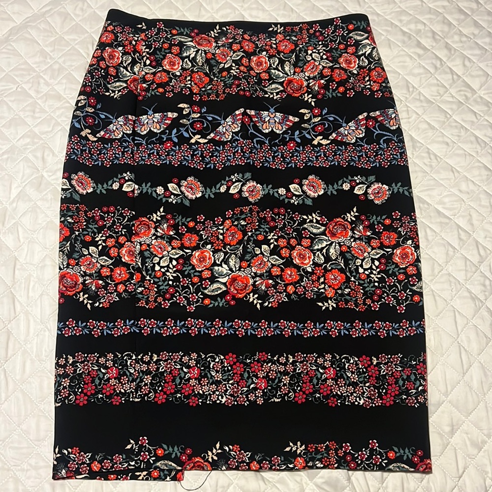 Floral Pencil Skirt size 10